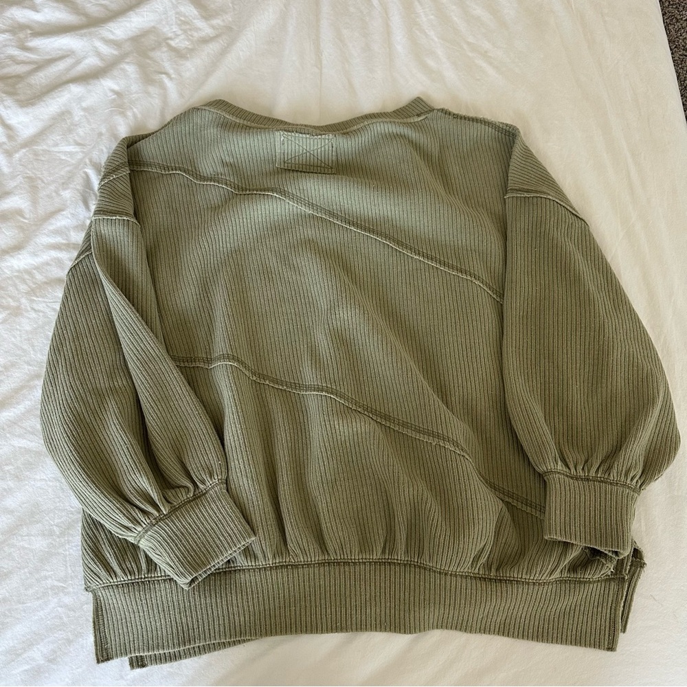 SOLD NEW FP we the free free people green pullover - Picture 4 of 4